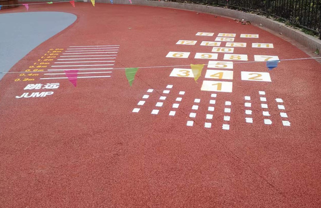 工农公园-彩色透水混凝土